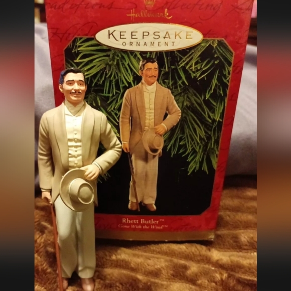 Hallmark Keepsake 1999 Gone with the Wind Rhett Butler and Scarlett O Hara - Picture 6 of 11